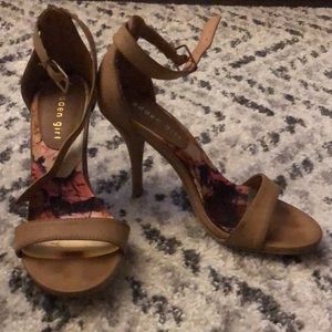 Madden Girl Open Toe Heels 5 1/12